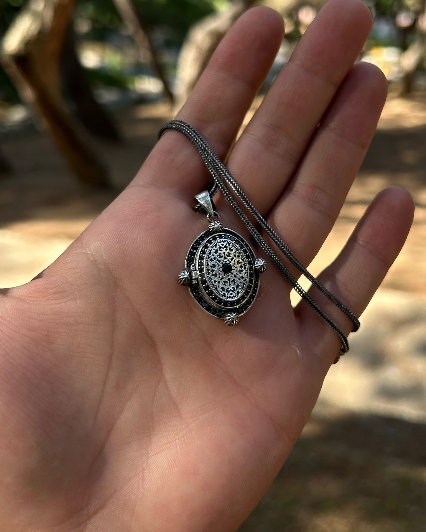 Ayet-el Kürsi Açılabilir Kolye – 925 Ayar Gümüş Muska