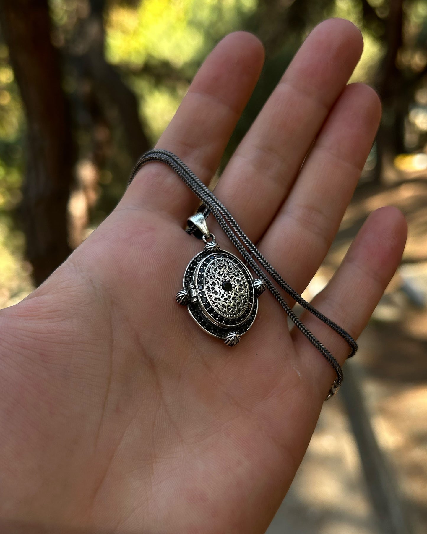 Ayet-el Kürsi Açılabilir Kolye – 925 Ayar Gümüş Muska