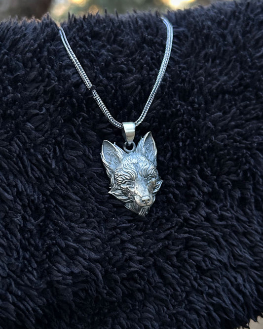 Tilki Kolye Ucu – 925 Ayar Gümüş-Osiris Jewelry