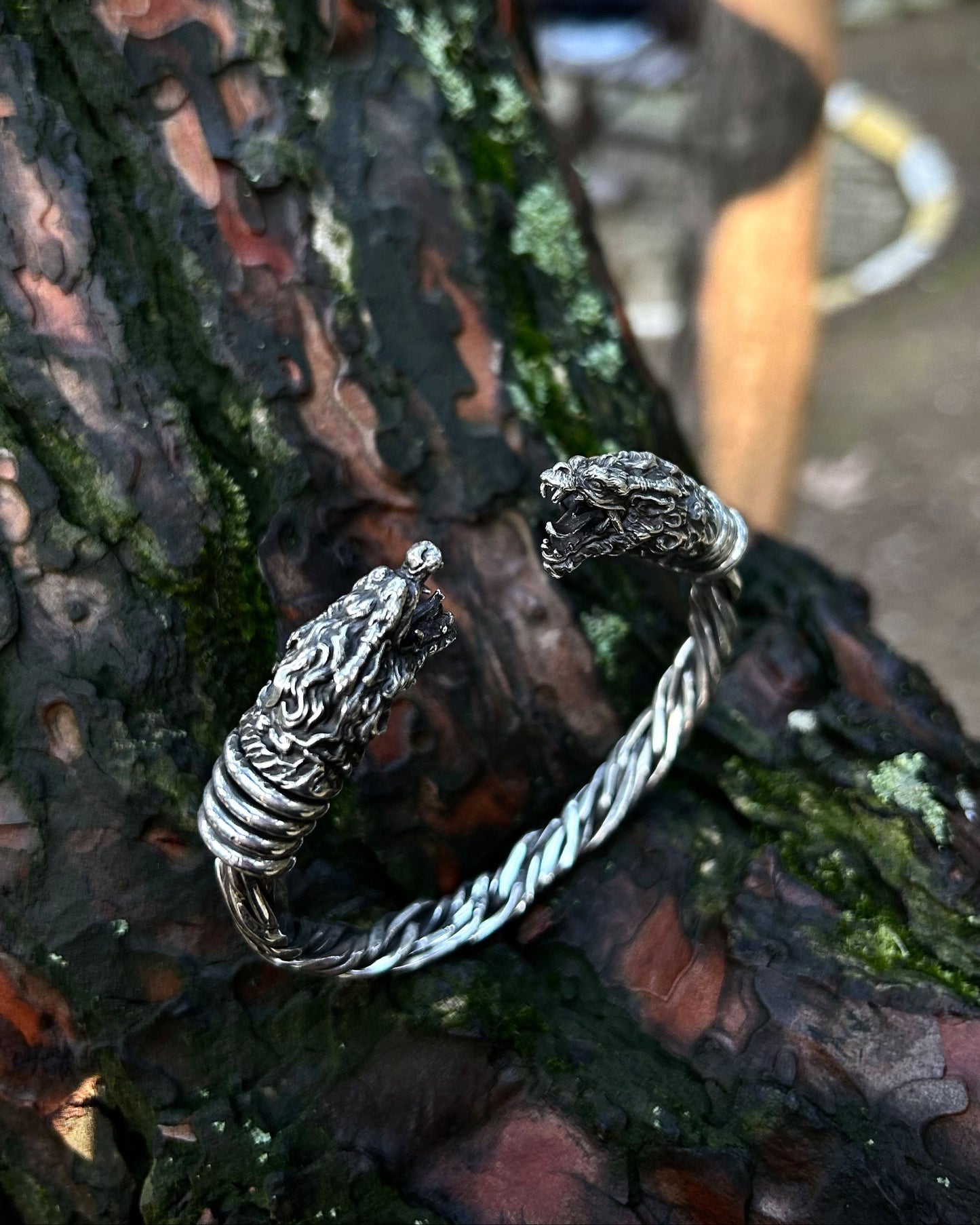 Ağır Game of Thrones Ejderha Bilezik – Ayarlanabilir 925 Ayar Gümüş
