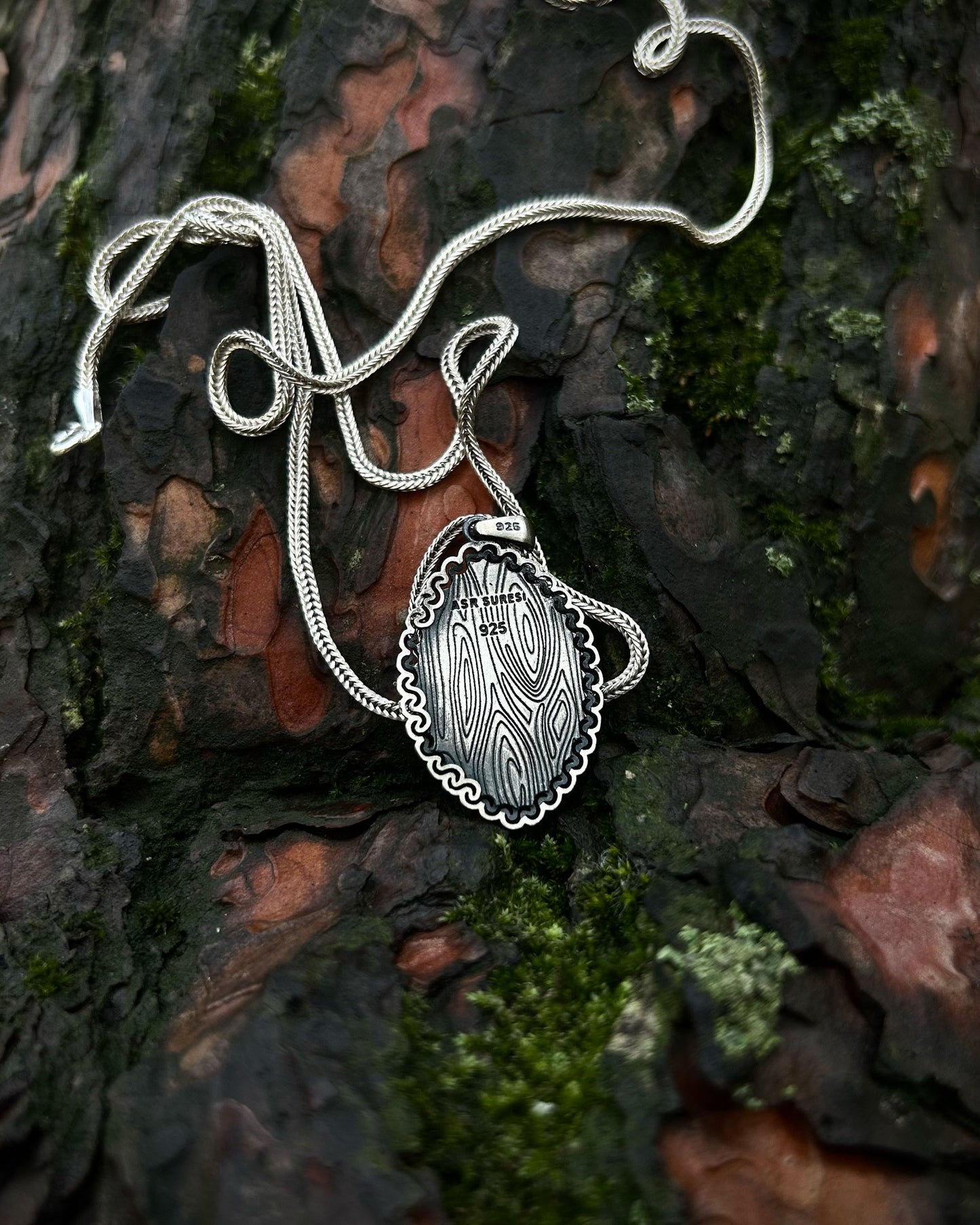 Authentic Asr Sura Necklace – 925 Sterling Silver