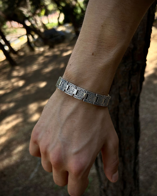 Plaka Zincir Bileklik 3 – 925 Ayar Gümüş-Osiris Jewelry