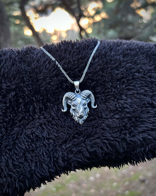 Koç Kolye Ucu – 925 Ayar Gümüş-Osiris Jewelry