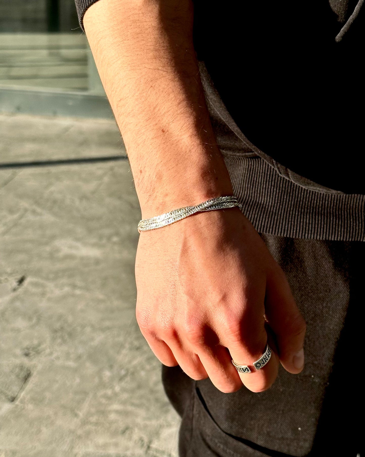 Minimal Zincir Bileklik - 925 Ayar Gümüş