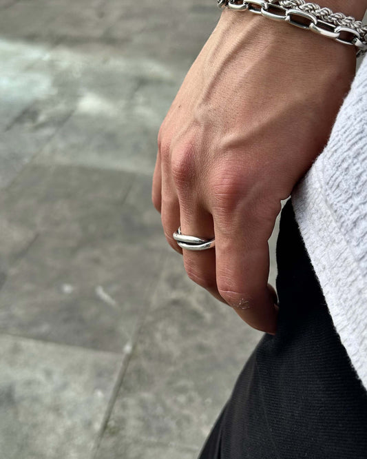 Örgü Yüzük - 925 Ayar Gümüş-Osiris Jewelry