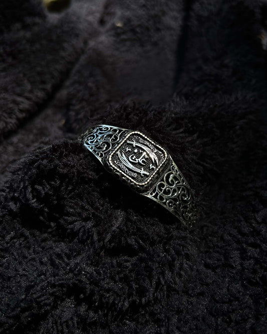 Zulfiqar Kelepçe Bilezik - Ayarlanabilir 925 Ayar Gümüş-Osiris Jewelry