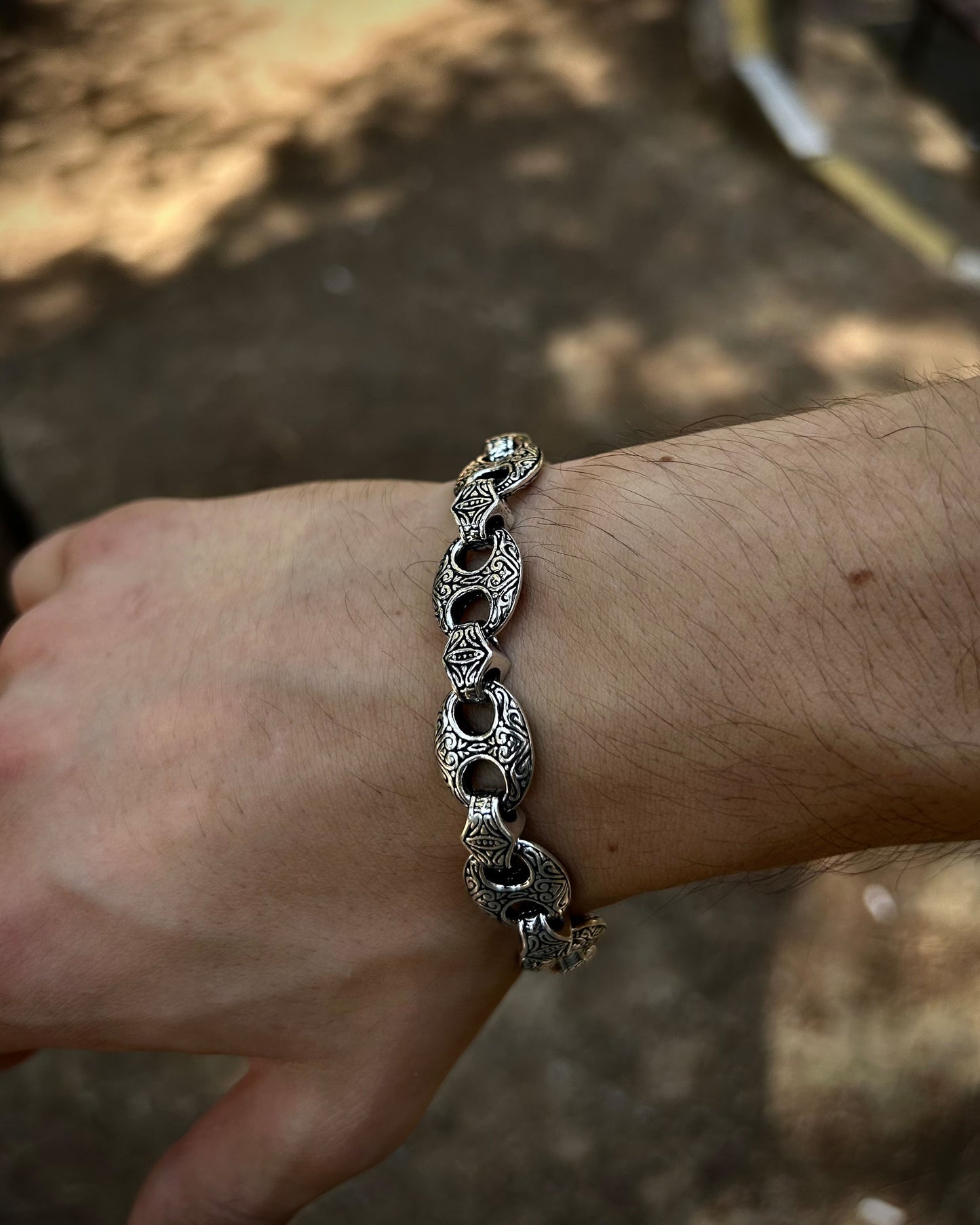 Ağır Old School Zincir Bileklik – 925 Ayar Gümüş
