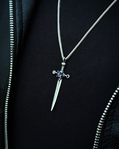 Medieval Dagger Pendant – 925 Sterling Silver