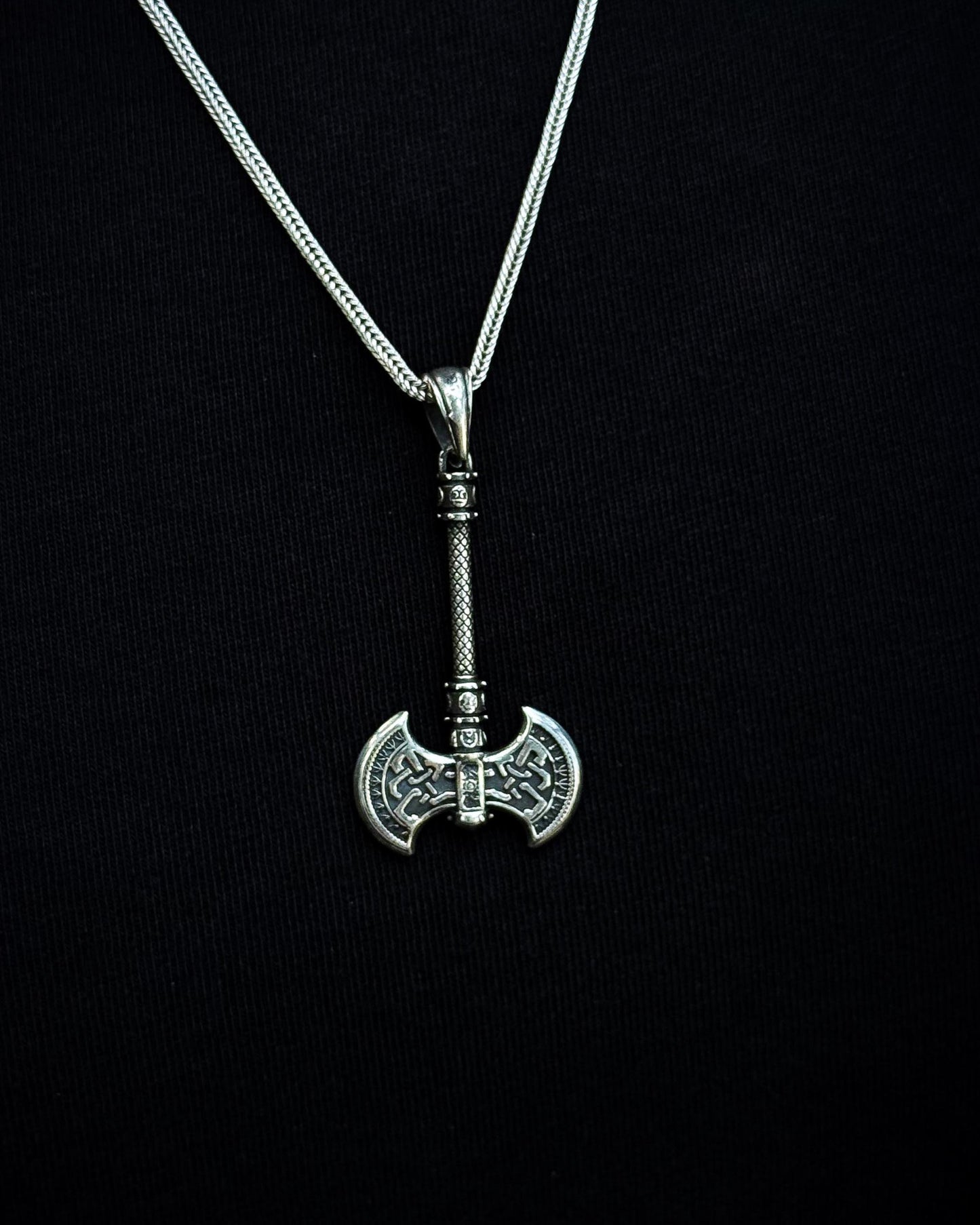 Battle Axe Pendant – 925 Sterling Silver
