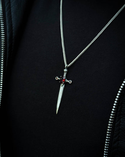 Medieval Dagger Pendant – 925 Sterling Silver