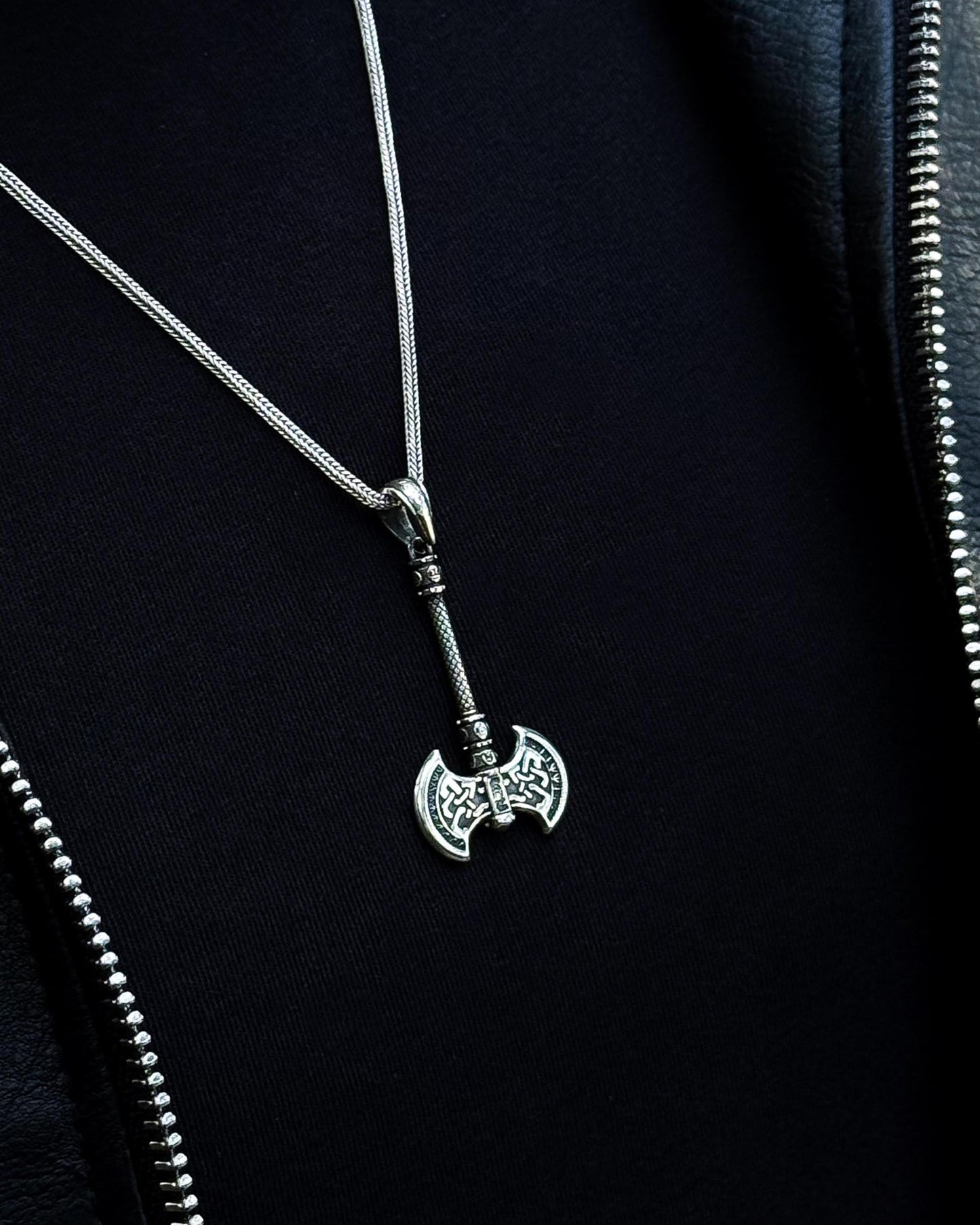 Battle Axe Pendant – 925 Sterling Silver