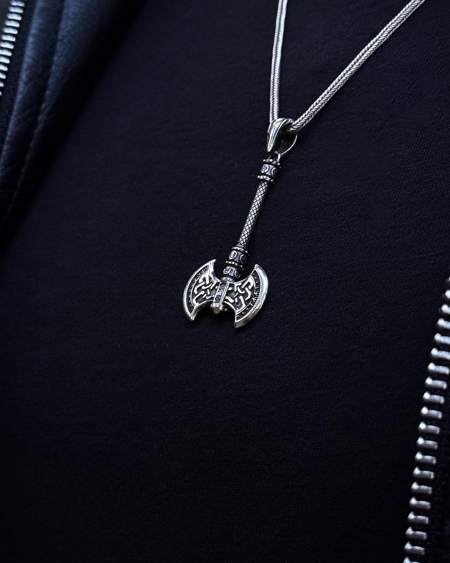 Battle Axe Pendant – 925 Sterling Silver