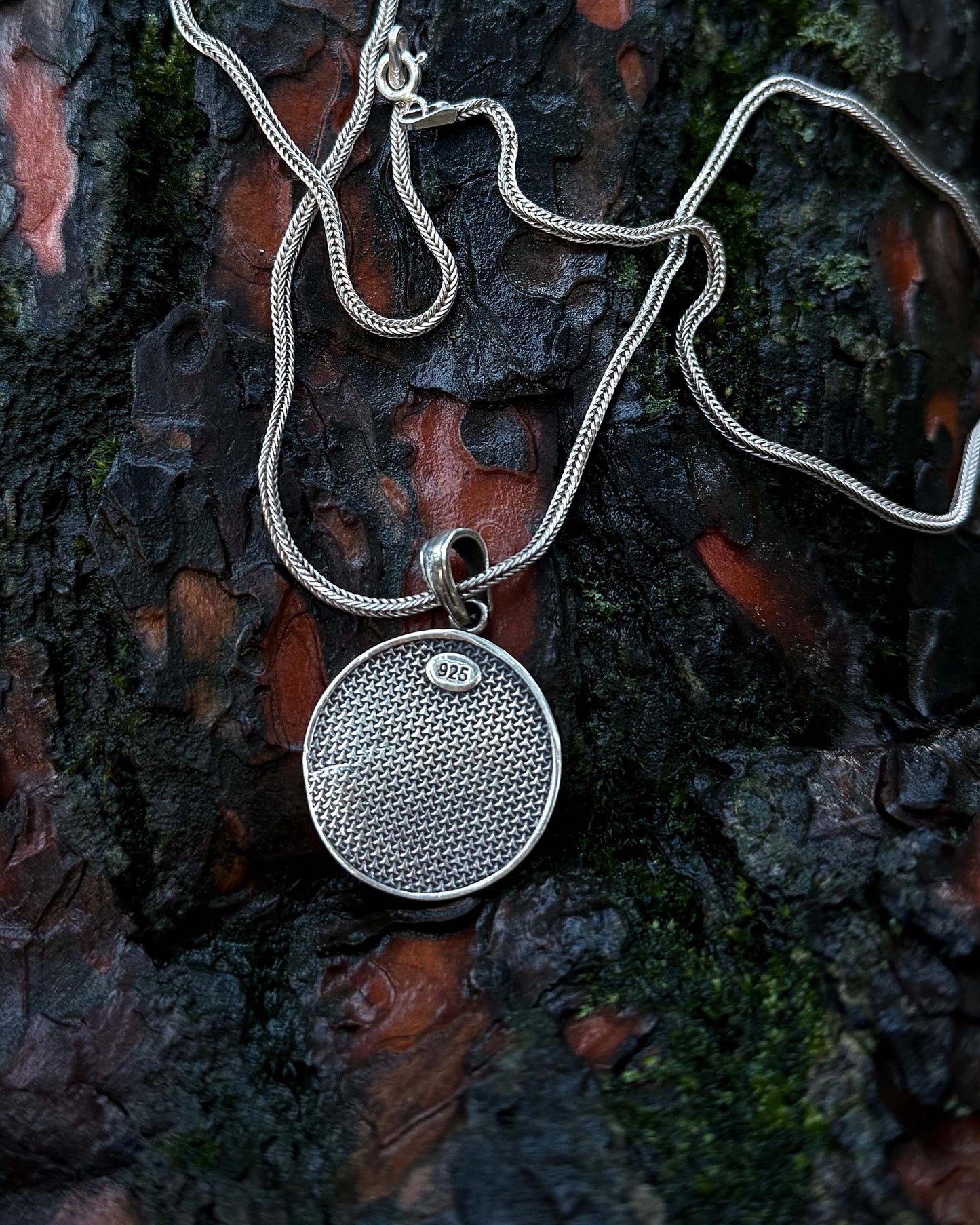 Bozkurt Madalyon Kolye - 925 Ayar Gümüş