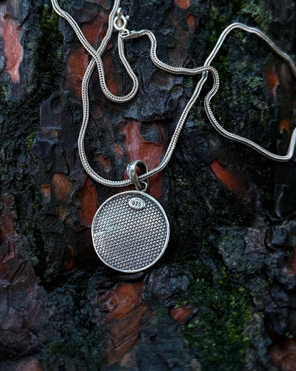 Bozkurt Madalyon Kolye - 925 Ayar Gümüş