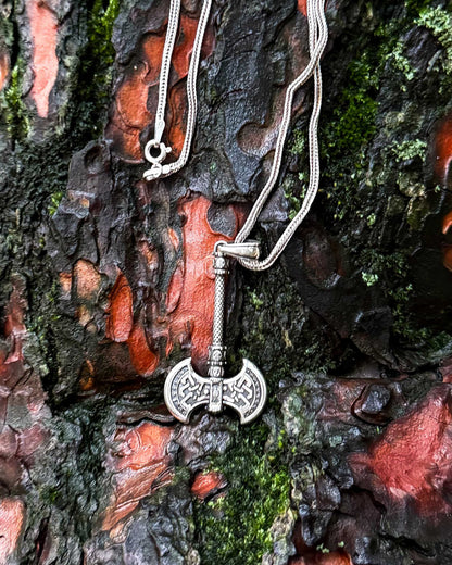 Battle Axe Pendant – 925 Sterling Silver