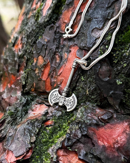 Battle Axe Pendant – 925 Sterling Silver