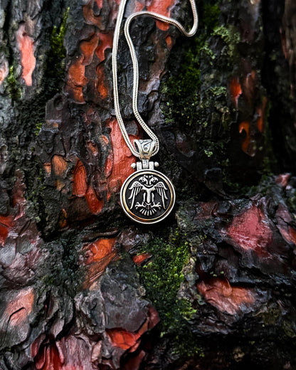 Selçuklu Kartalı Kolye (Döner Mekanizmalı) – 925 Ayar Gümüş