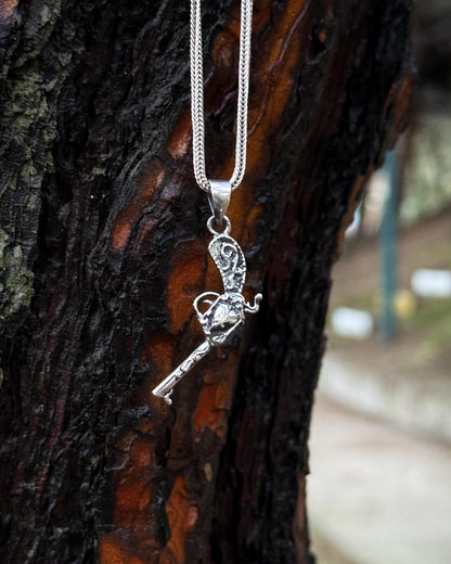 Altıpatlar Tabanca Kolye – 925 Ayar Gümüş