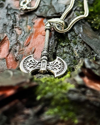 Battle Axe Pendant – 925 Sterling Silver