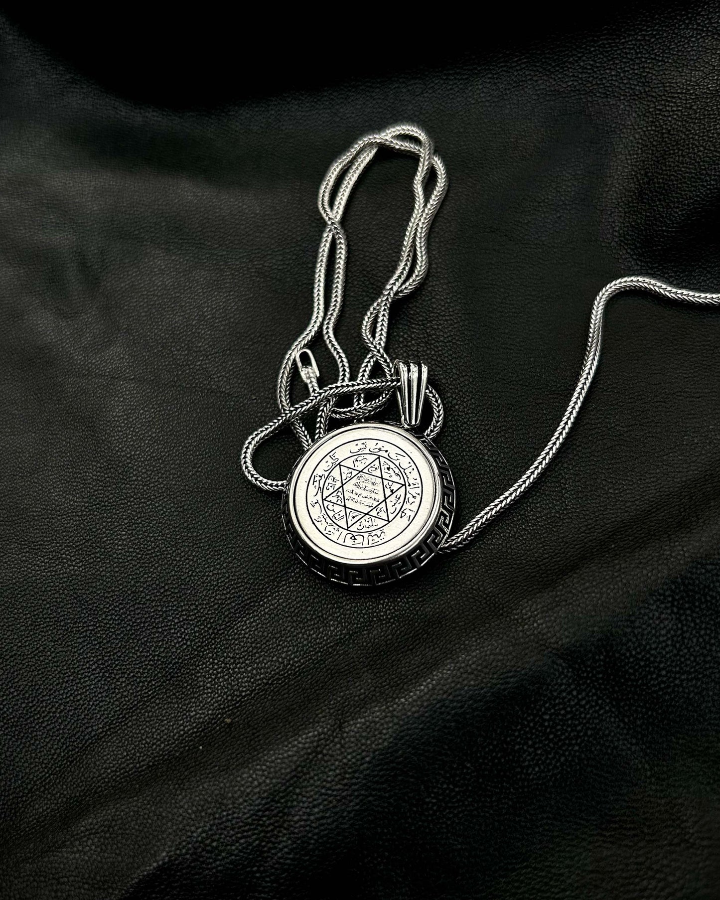 Yuvarlak Süleyman Mührü Kolye – 925 Ayar Gümüş-Kolye-Osiris Jewelry