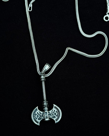 Battle Axe Pendant – 925 Sterling Silver