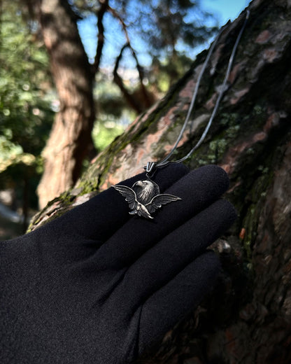 Antik Stil Kartal Kolye – 925 Ayar Gümüş