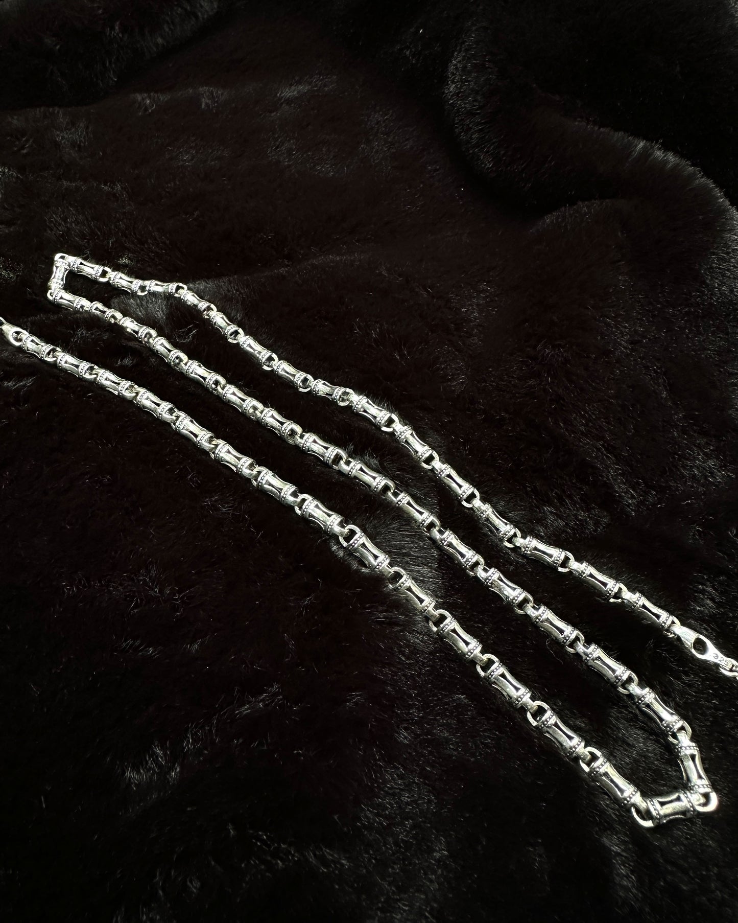 Kemik Zincir Kolye – 925 Ayar Gümüş-Osiris Jewelry