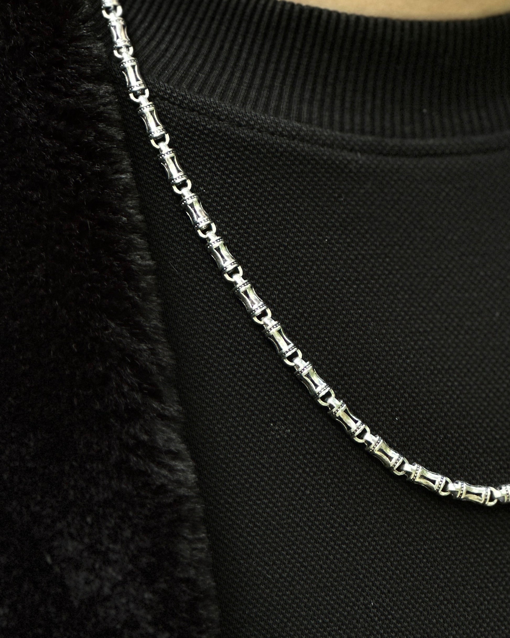 Kemik Zincir Kolye – 925 Ayar Gümüş-Osiris Jewelry