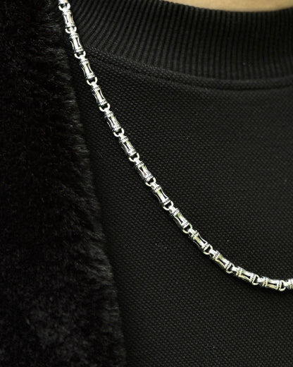 Kemik Zincir Kolye – 925 Ayar Gümüş-Osiris Jewelry