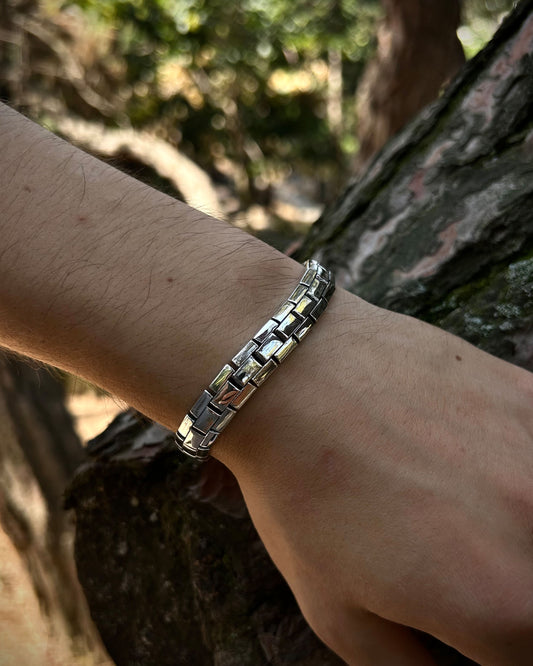 El Yapımı Box Zincir Bileklik – 925 Ayar Gümüş-Osiris Jewelry