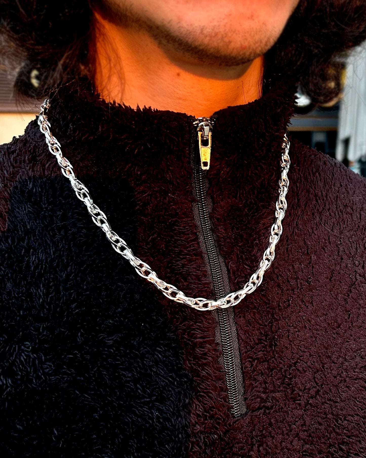 Oval Link Paperclip Chain Necklace – 925 Sterling Silver