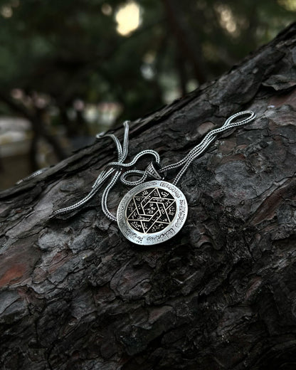 Otantik Süleyman Mührü Kolye – 925 Ayar Gümüş-Kolye-Osiris Jewelry