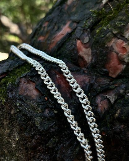 Oval Cuban Zincir Kolye (Hollow) – 925 Ayar Gümüş