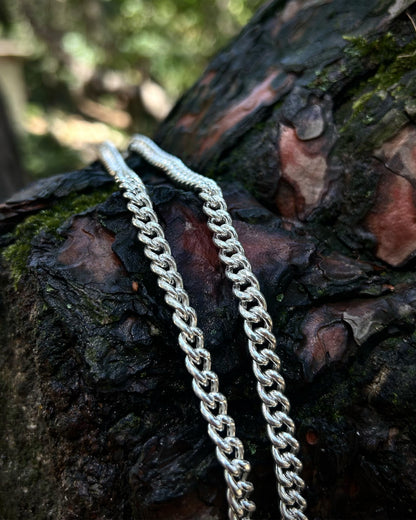 Oval Cuban Zincir Kolye (Hollow) – 925 Ayar Gümüş