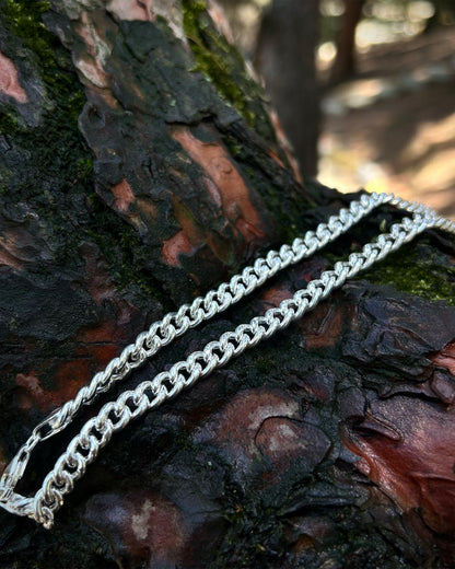 Oval Cuban Zincir Kolye (Hollow) – 925 Ayar Gümüş