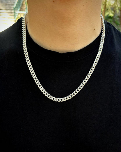 Oval Cuban Zincir Kolye (Hollow) – 925 Ayar Gümüş