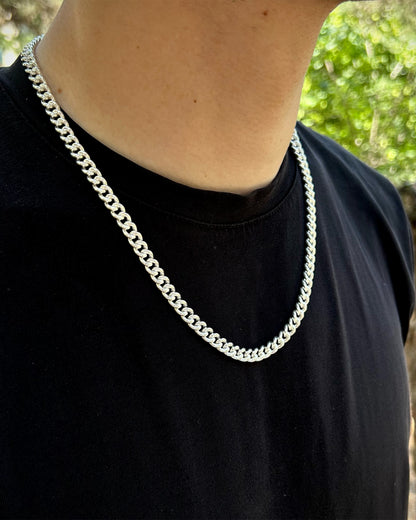 Oval Cuban Zincir Kolye (Hollow) – 925 Ayar Gümüş