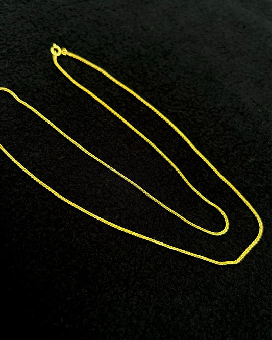 Altın Kaplama Burgu Spiga Zincir – 925 Ayar Gümüş-Osiris Jewelry