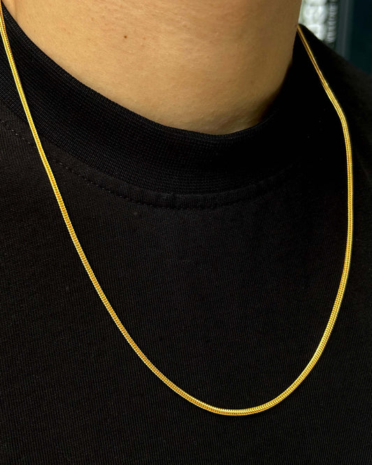 Altın Kaplama Tilki Kuyruğu Zincir – 925 Ayar Gümüş-Osiris Jewelry