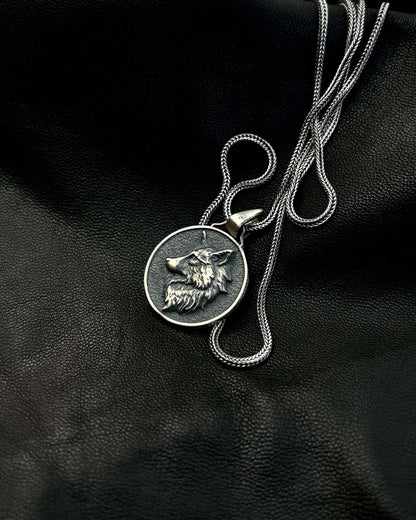 Kurt Madalyon Kolye – 925 Ayar Gümüş-Kolye-Osiris Jewelry