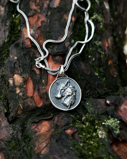 Kurt Madalyon Kolye – 925 Ayar Gümüş-Kolye-Osiris Jewelry