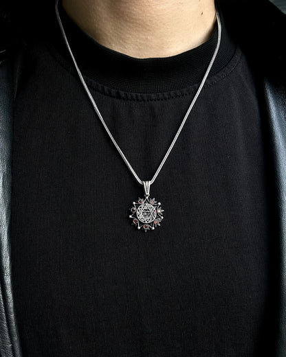 Süleyman Mührü Yıldız Kolye – 925 Ayar Gümüş