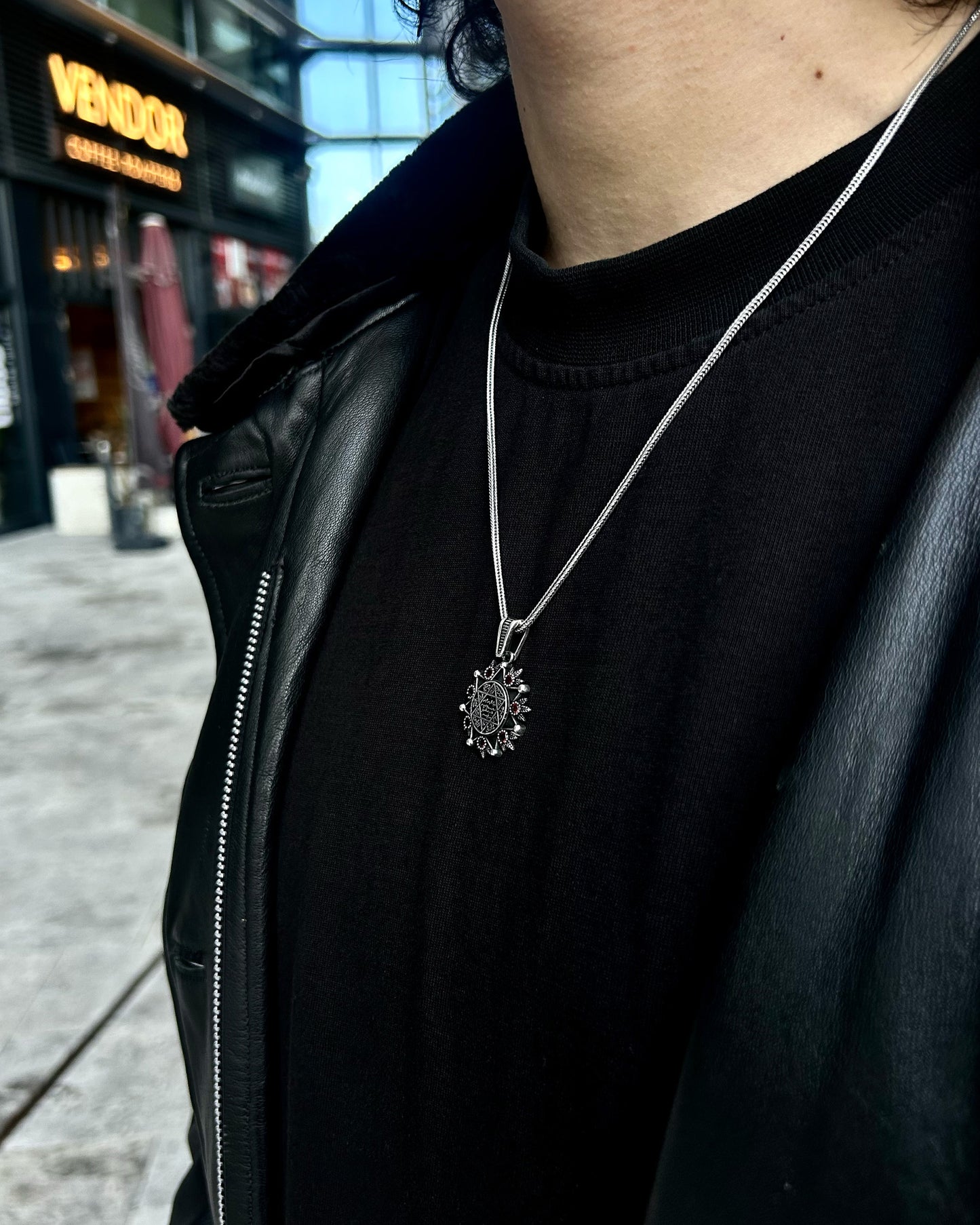 Süleyman Mührü Yıldız Kolye – 925 Ayar Gümüş