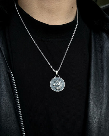 Kurt Madalyon Kolye – 925 Ayar Gümüş-Kolye-Osiris Jewelry