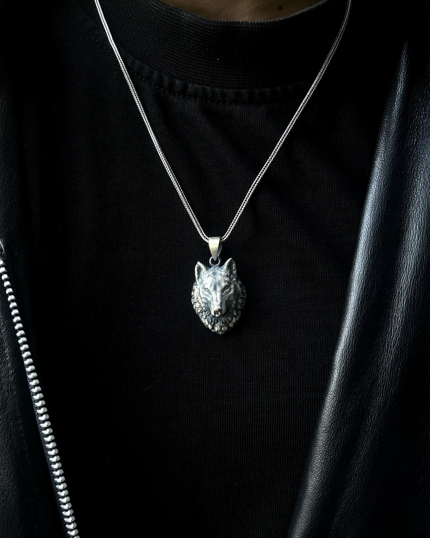 3 Boyutlu Kurt Kolye – 925 Ayar Gümüş-Kolye-Osiris Jewelry