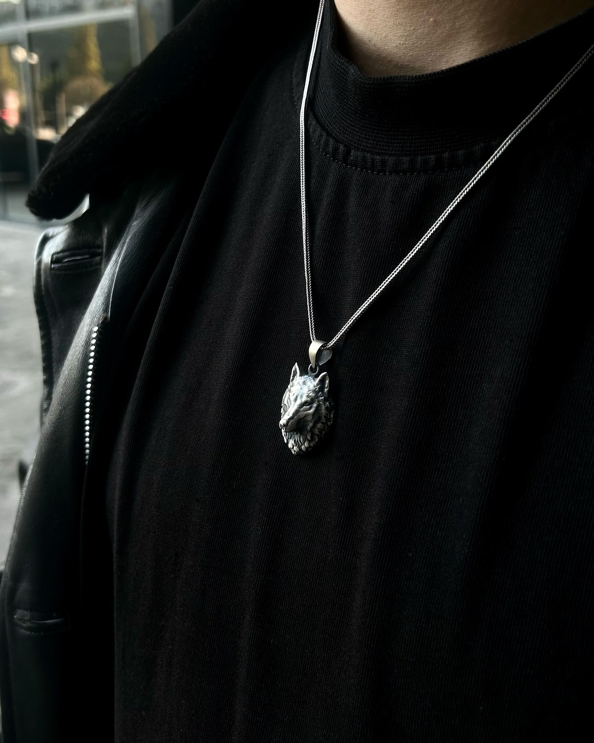 3 Boyutlu Kurt Kolye – 925 Ayar Gümüş-Kolye-Osiris Jewelry