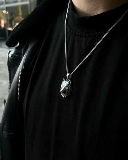 3 Boyutlu Kurt Kolye – 925 Ayar Gümüş-Kolye-Osiris Jewelry