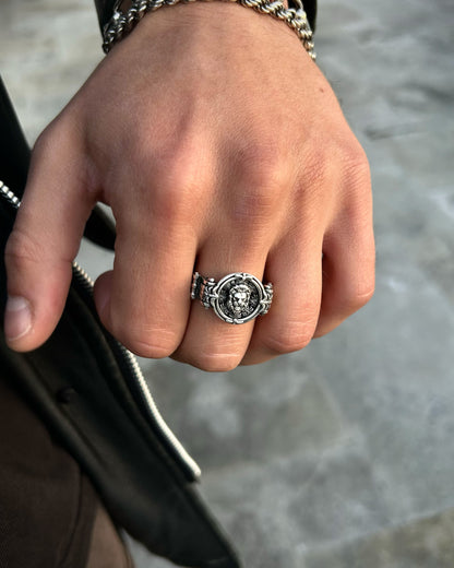 Minimal Aslan Yüzük – 925 Ayar Gümüş-Yüzük-Osiris Jewelry