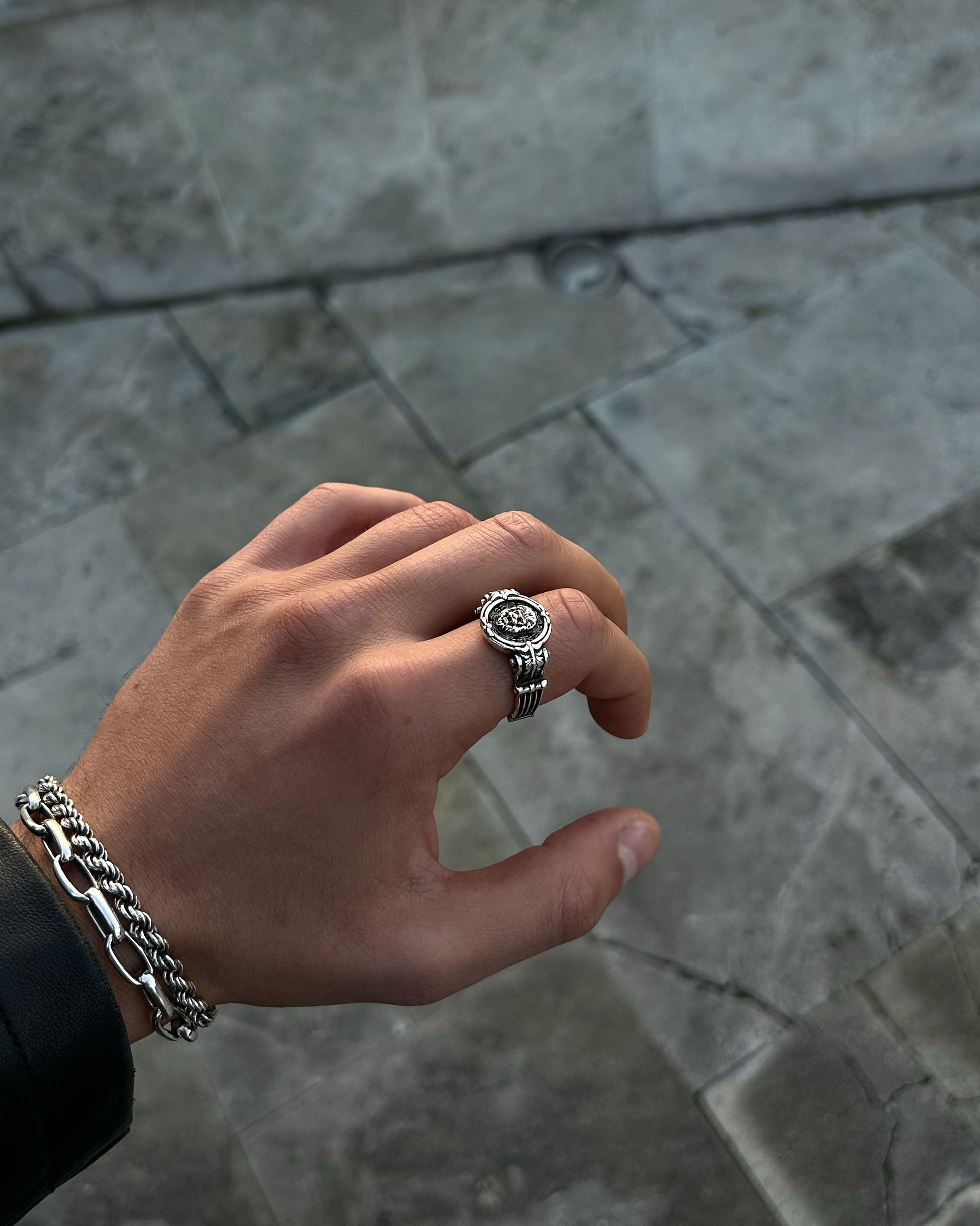 Minimal Aslan Yüzük – 925 Ayar Gümüş-Yüzük-Osiris Jewelry