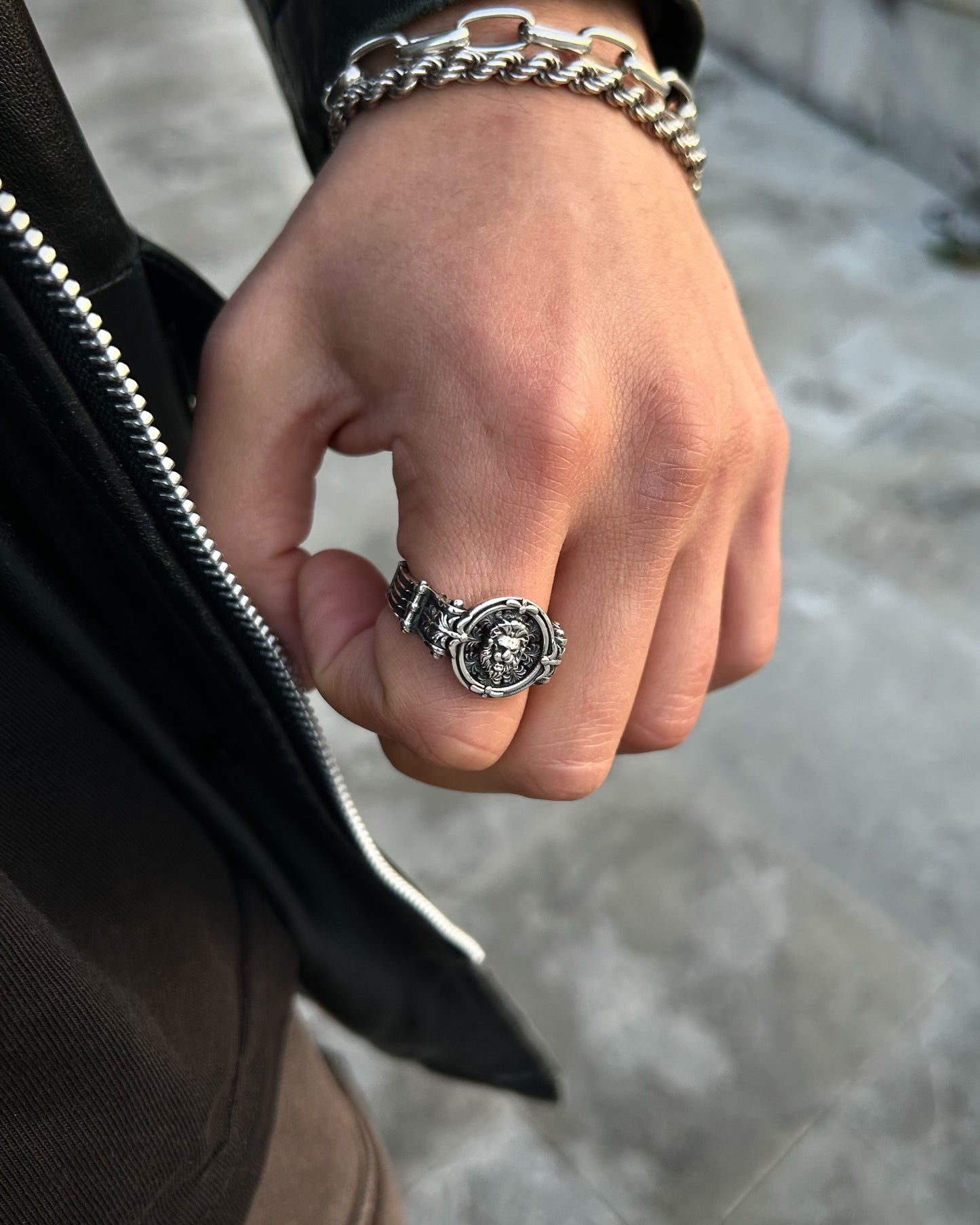 Minimal Aslan Yüzük – 925 Ayar Gümüş-Yüzük-Osiris Jewelry